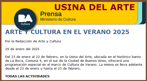 VERANO 2025 USINA